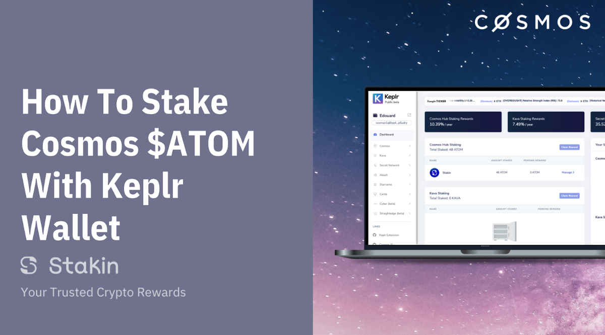 How To Stake Cosmos Atom With Keplr Wallet