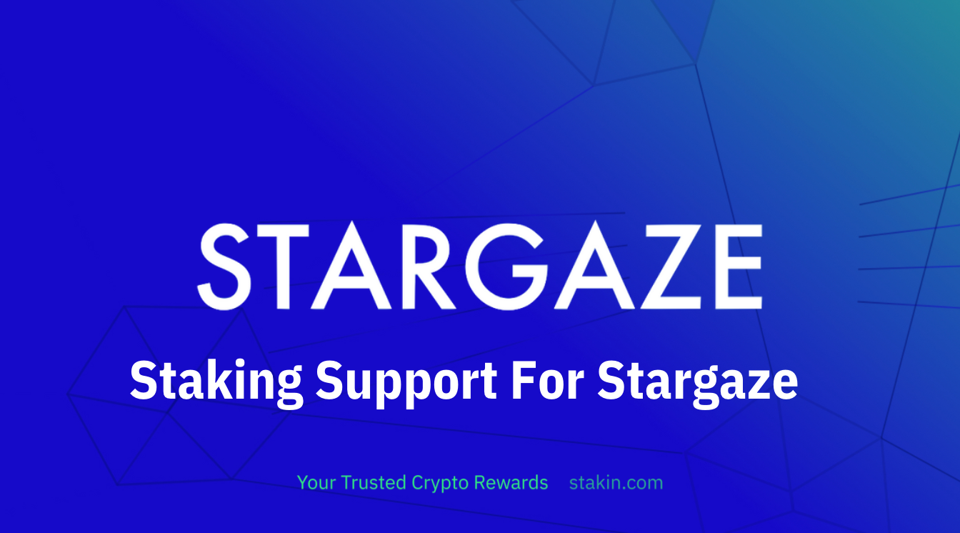 Stakin To Support Staking For Stargaze