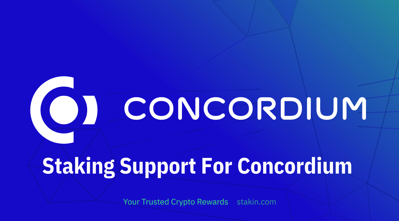 Leading PoS Validator Stakin To Provide Staking Services on Concordium