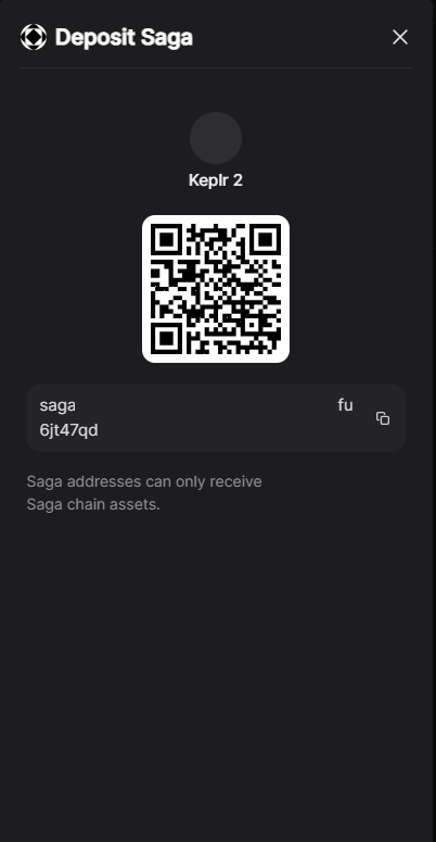 How to Stake SAGA with Keplr Wallet