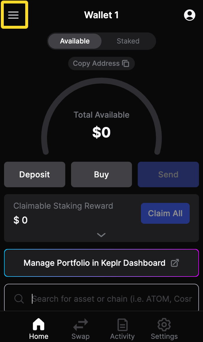 How to Stake LAVA network tokens via KEPLR wallet