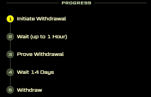 Blast Interface with progress steps describing how long each step takes