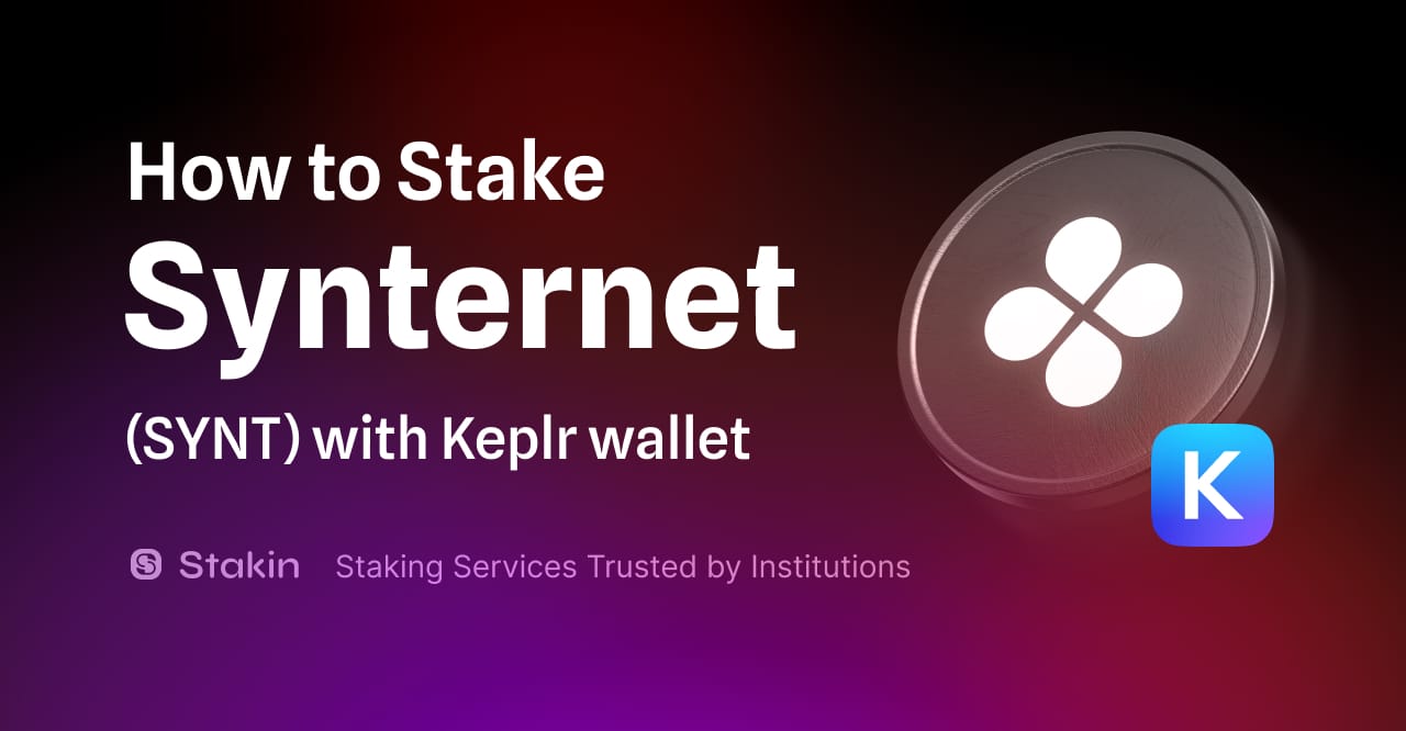 How to Stake Synternet tokens (SYNT) using Keplr