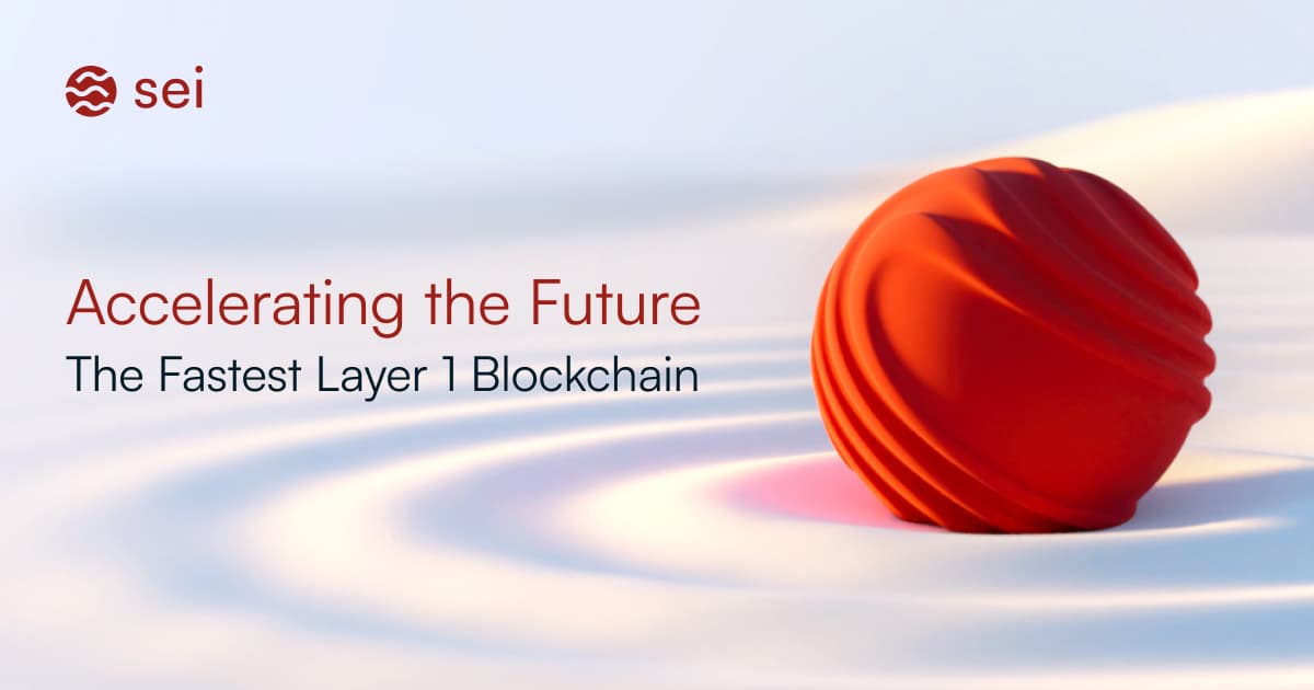 SEI is accelerating blockchain innovation and transactions, being one of the fastest Layer 1 EVM blockchain