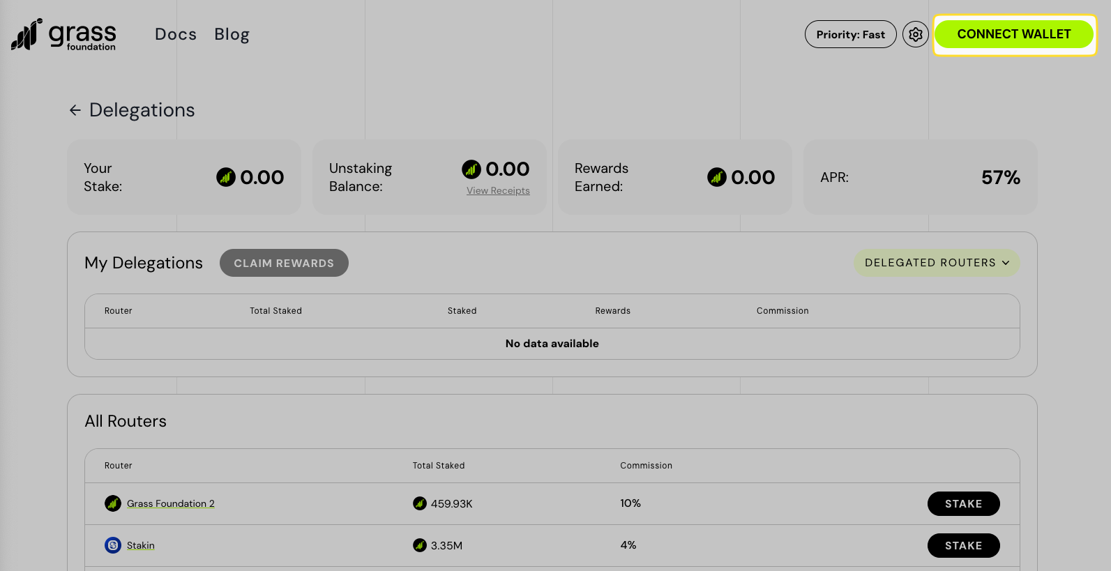 Connect Solflare wallet to Grass