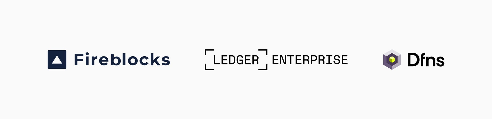 Technology Solution Providers: Fireblocks and Ledger Enterprise