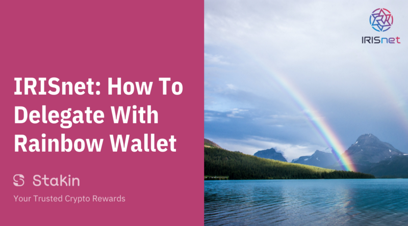 IRISNet: How to Delegate with the Rainbow Wallet