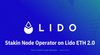 Stakin Becomes Node Operator for Lido ETH 2.0
