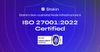 Announcing Stakin ISO 27001 Certification