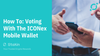 How to vote on ICON (ICX) using ICONex mobile wallet?